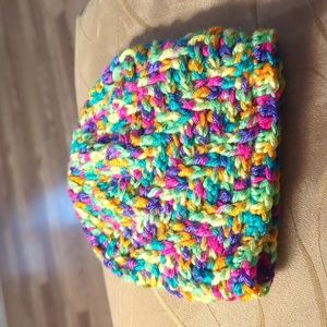 Crocheted baby hat